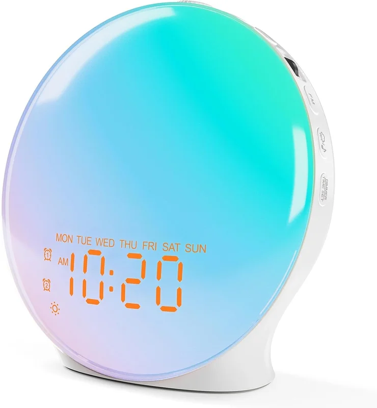 JALL Wake Up Light Sunrise Alarm Clock