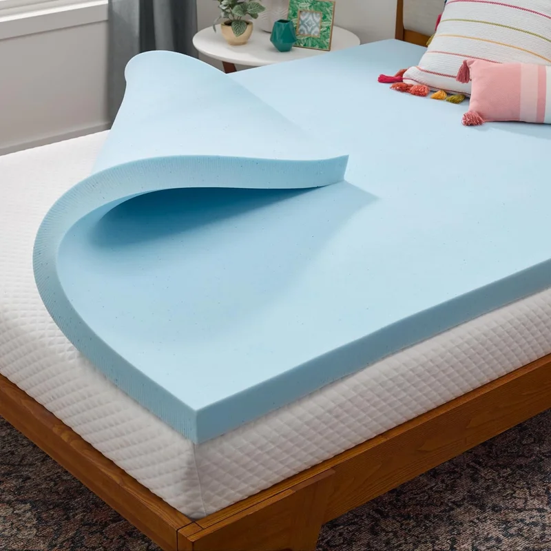 Linenspa 3 Inch Gel Memory Foam Mattress Topper (Queen)