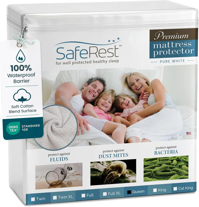 SafeRest Premium Mattress Protector (Queen)