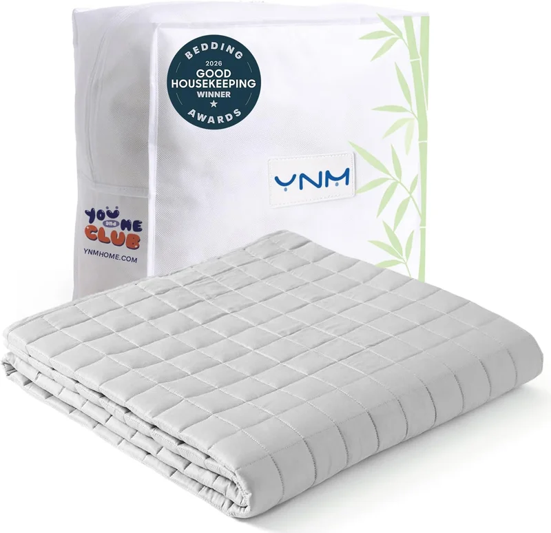 YnM Cooling Bamboo Weighted Blanket (15 lb)